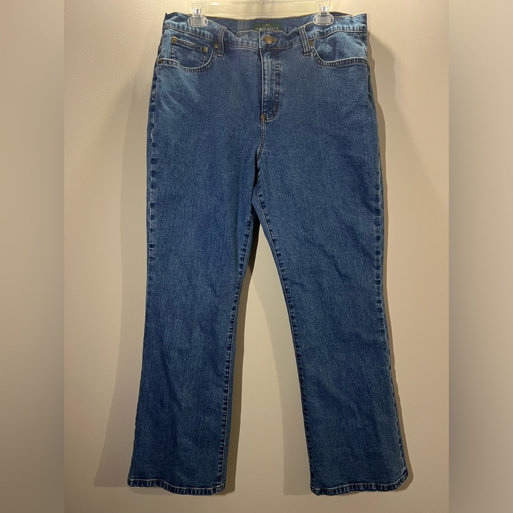 Ralph Lauren Mid Wash Classic Bootcut Jeans Size 14